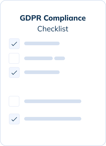 GDPR Compliance Checklist
