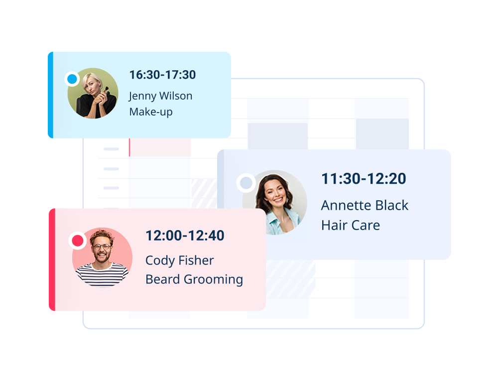 Manage your service and appointment schedules